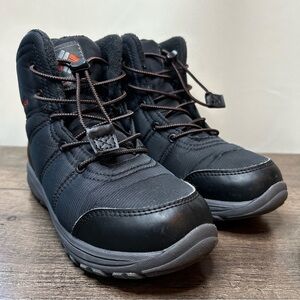 Columbia Kids Waterproof Black Boots Size 3